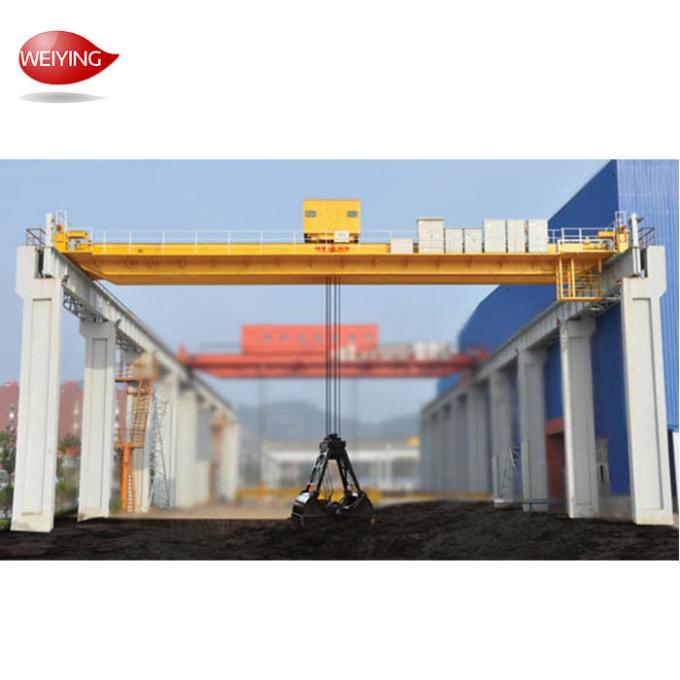 ডাবল গার্ডার 32t লিফটিং ওভারহেড ব্রিজ ক্রেন A6 পেন্ডেন্ট কন্ট্রোল 6