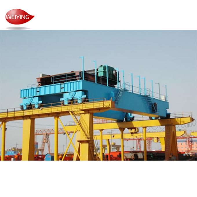 ডাবল গার্ডার 32t লিফটিং ওভারহেড ব্রিজ ক্রেন A6 পেন্ডেন্ট কন্ট্রোল 8