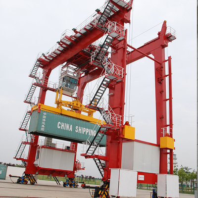 RTG টাইপ কনটেইনার গ্যান্ট্রি ক্রেন 40 টন 30 M/Min 20-30 মিটার