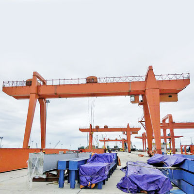 মোটর চালিত গ্যান্ট্রি ক্রেন 550KN ডাবল গার্ডার গোলিয়াথ
