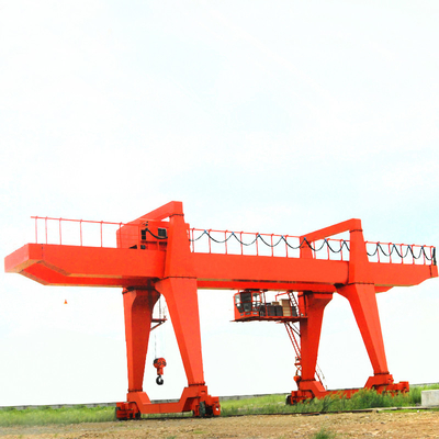 550KN ডাবল গিয়ার গ্যান্ট্রি ক্রেন টপ রানিং বক্স ফ্রেম ট্রলি সঙ্গে